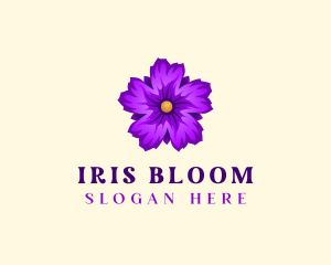 Natural Flower Bloom logo design