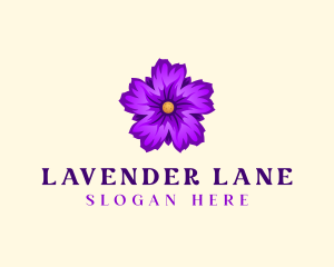 Natural Flower Bloom logo design