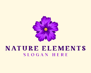 Natural Flower Bloom logo design