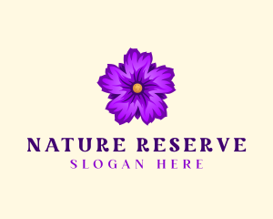 Natural Flower Bloom logo design