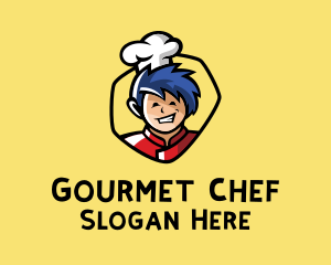 Asian Restaurant Chef logo design