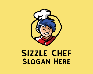 Asian Restaurant Chef logo design