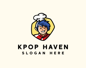 Asian Restaurant Chef logo design