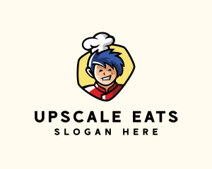 Asian Restaurant Chef logo design