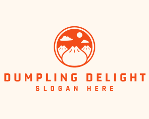 Dumpling Asian Food logo design