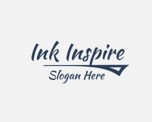 Calligraphy Ink Business logo design