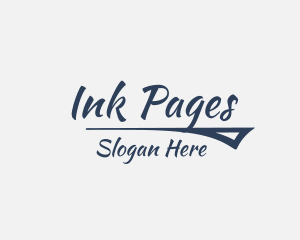 Calligraphy Ink Business logo design