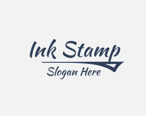 Calligraphy Ink Business logo design