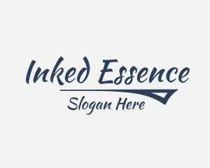 Calligraphy Ink Business logo design