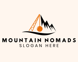 Mountain Wrecking Ball logo design