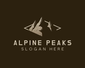 Mountain Outdoor Trekking logo design