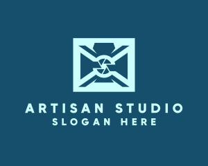 Camera Lens Studio logo design