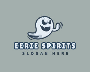 Spooky Ghost Spirit logo design