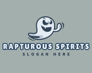 Spooky Ghost Spirit logo design