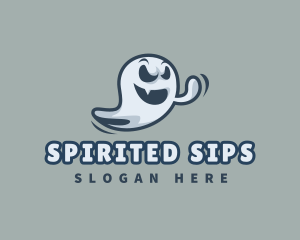 Spooky Ghost Spirit logo design