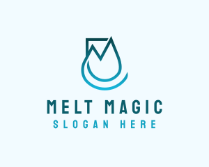 Startup Business Droplet logo design