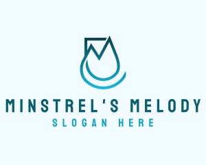 Startup Business Droplet logo design