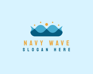 Ocean Wave Crown logo
