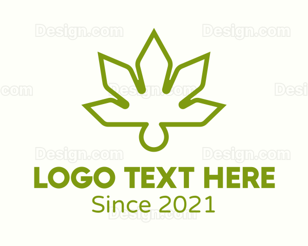 Hemp Leaf Oil Logo