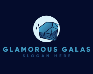 Sparkling Elegant Diamond logo