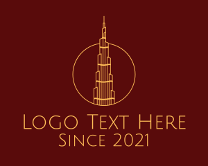 Burj Khalifa Tower  logo