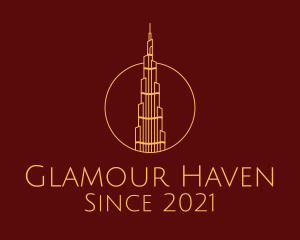 Burj Khalifa Tower  logo