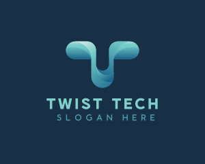 Generic Tech Letter T logo design