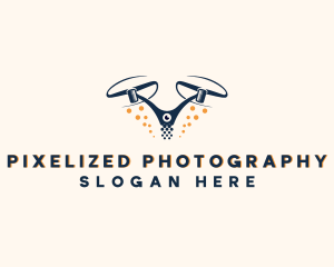 Drone Camera Photography logo design