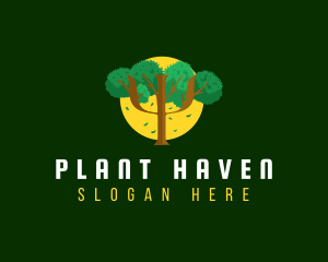 Psychology Plant Tree logo design