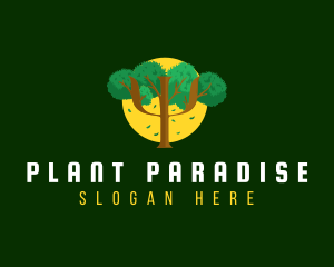 Psychology Plant Tree logo design