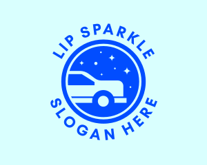 Carwash Circle Sparkle logo design