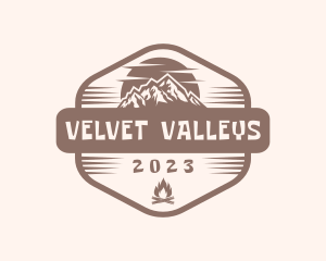 Travel Mountain Camp logo design