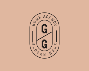 Hipster Company Brand logo design