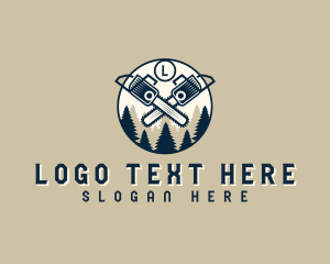 Woodwork Chainsaw Forest logo