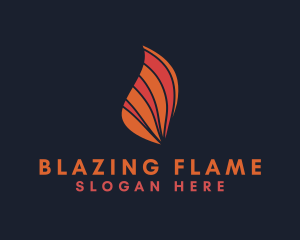 Blazing Hot Fire logo design