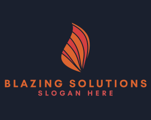 Blazing Hot Fire logo design