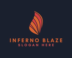 Blazing Hot Fire logo design