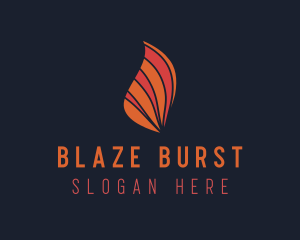 Blazing Hot Fire logo design