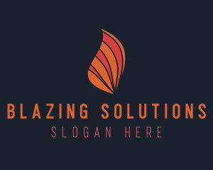 Blazing Hot Fire logo design