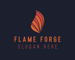 Blazing Hot Fire logo design