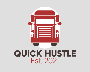 Red Trucking Company  logo design