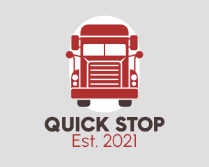 Red Trucking Company  logo design