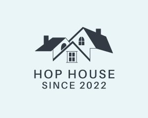 House Roof Builder logo design