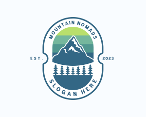 Adventure Mountain Hiking logo design