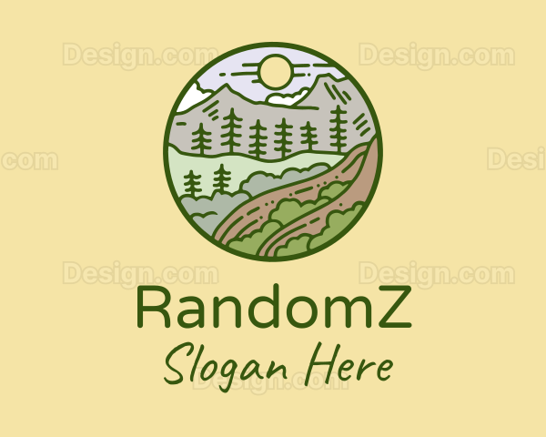Rural Countryside Scenery Logo