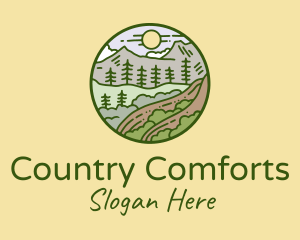 Rural Countryside Scenery  logo