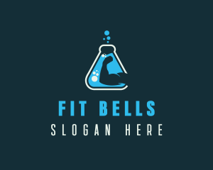 Fitness Muscle Lab logo design