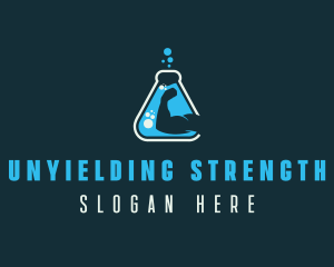 Fitness Muscle Lab logo design