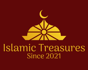 Islamic Moon Temple logo design