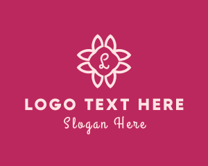 Organic Flower Decoration  Logo